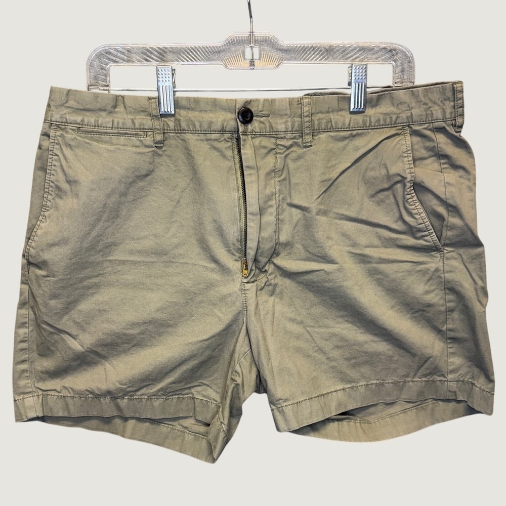 2301 | J.Crew Stretch Chino Shorts 5in Olive Green Mens 34